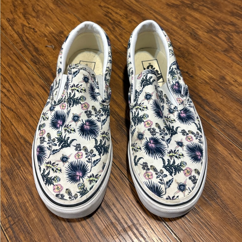 Floral Slip-On Vans